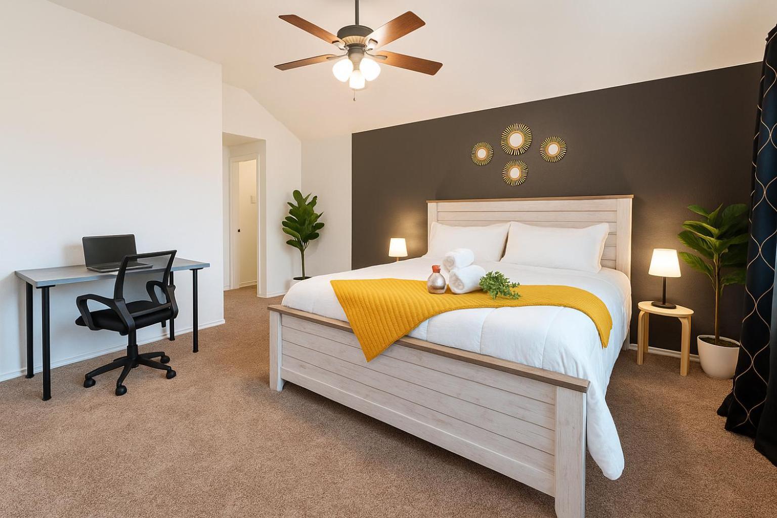 Work, Play & Stay King Bed With Foosball! Aubrey Exteriör bild